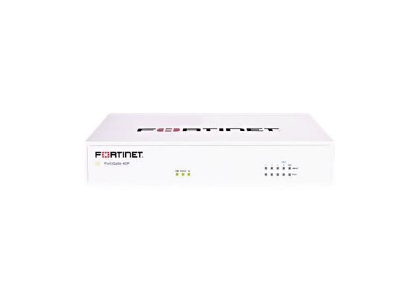 Fortinet FortiGate 40F - security appliance - with 3 years FortiCare Premium Support + 3 years FortiGuard Enterprise