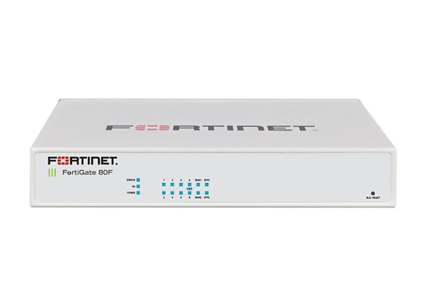 Fortinet FortiWiFi 80F-2R - security appliance - Wi-Fi 6 - with 1 year 24x7 FortiCare Support + 1 year FortiGuard