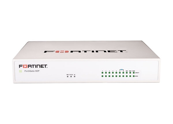 Fortinet FortiGate 61F - security appliance - with 1 year FortiCare Premium Support + 1 year FortiGuard Enterprise