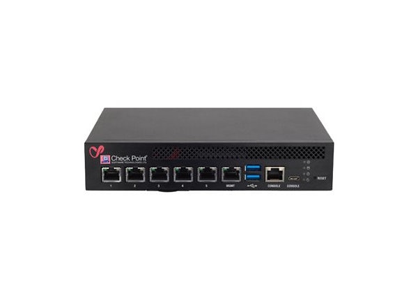 Check Point Quantum 3600 Security Gateway - Base - security appliance - with 1 year SandBlast (SNBT) Security
