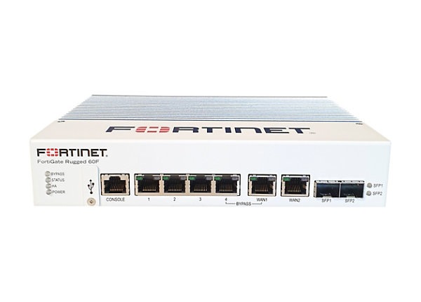 Fortinet FortiGate Rugged 60F - security appliance - with 1 year FortiCare Premium Support + 1 year FortiGuard
