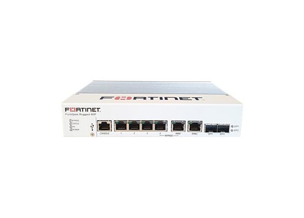 Fortinet FortiGate Rugged 60F - security appliance - with 3 years 24x7 FortiCare Support + 3 years FortiGuard Unified