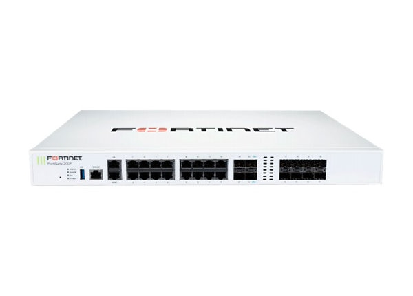 Fortinet FortiGate 200F - security appliance - TAA Compliant - with 1 year 24x7 FortiCare Support + 1 year FortiGuard