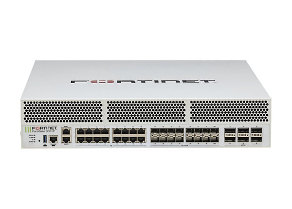 Fortinet FortiGate 3000F - security appliance - with 3 years FortiCare 24X7 Service + 3 years FortiGuard