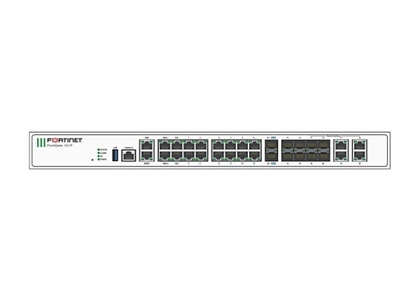 Fortinet FortiGate 101F - security appliance - TAA Compliant - with 3 years 24x7 FortiCare Support + 3 years FortiGuard