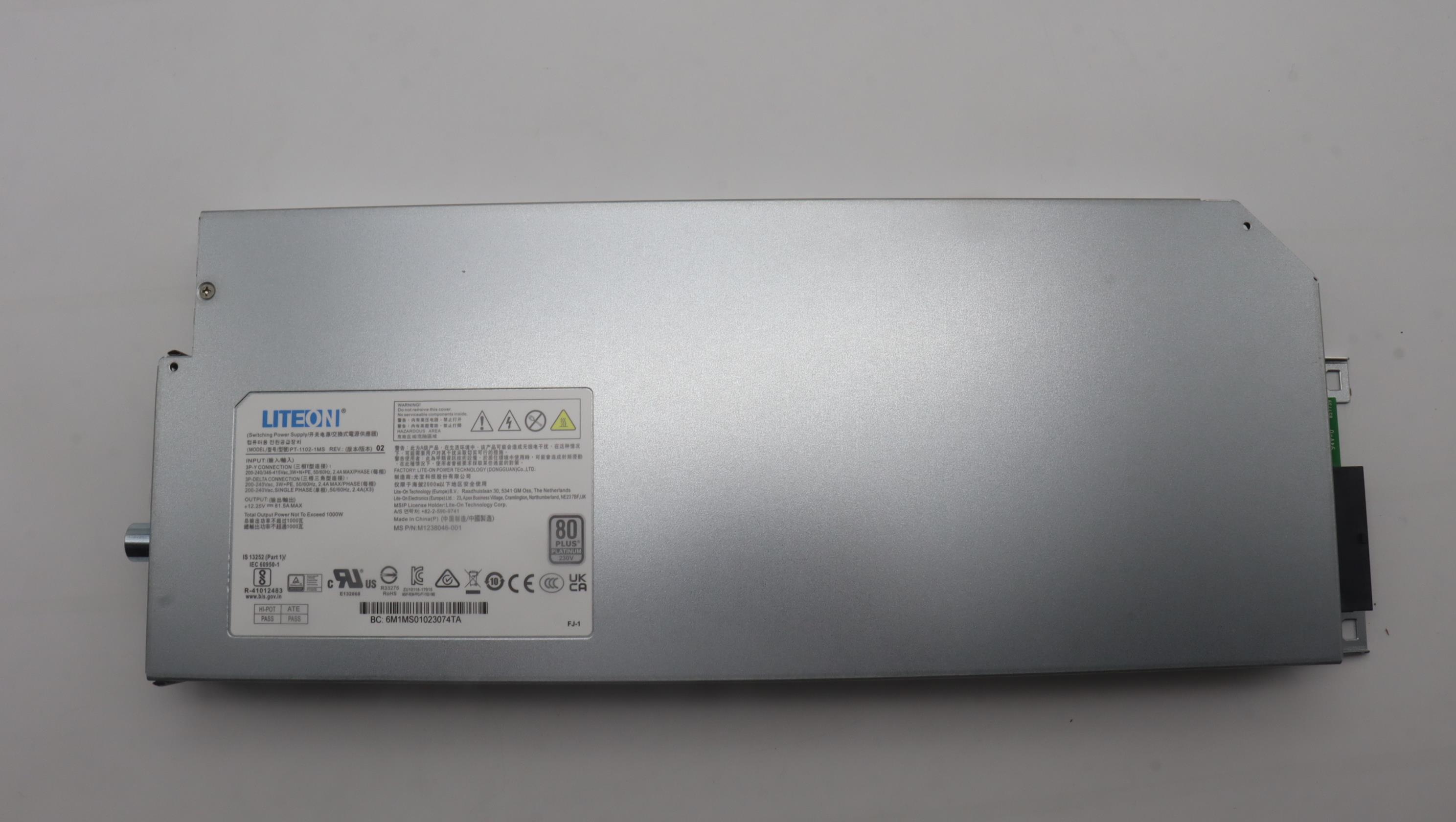 Блок питания Lenovo Lite On P2010 Power Supply (03KH769)