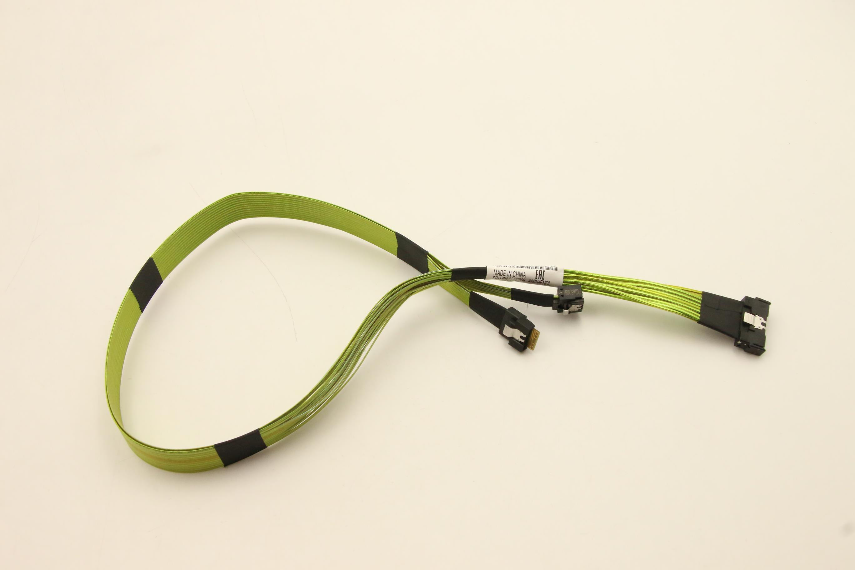 Кабель Lenovo 650mm,PCIe Gen4,SL X4+SL X4(LP) to MCIO X8,signal Cable (02YE366)