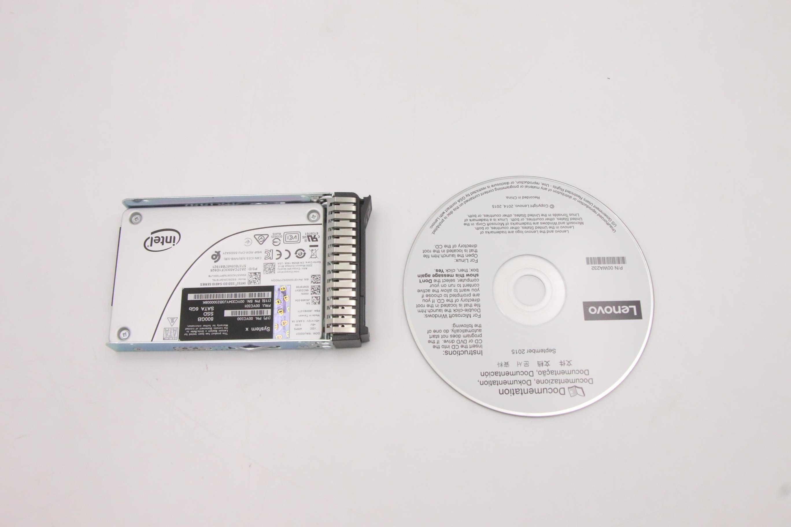 SSD накопитель Lenovo 800GB Enterprise Entry SATA G3HS 2.5" SSD (00YC331)