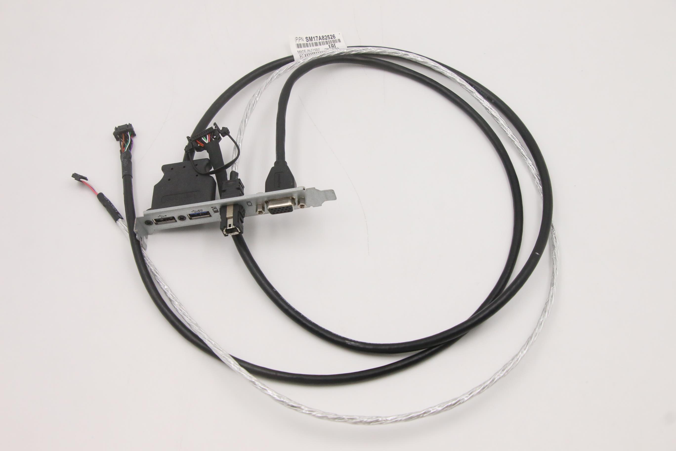 Кронштейн Lenovo Bracket, Peripheral Component Interconnect Express, Full Height, Rear, with 3 cables -- Universal Serial Bus 700 Millimeters, Video 750 Millimeters, PONG External 850 Millimeters (02YF203)