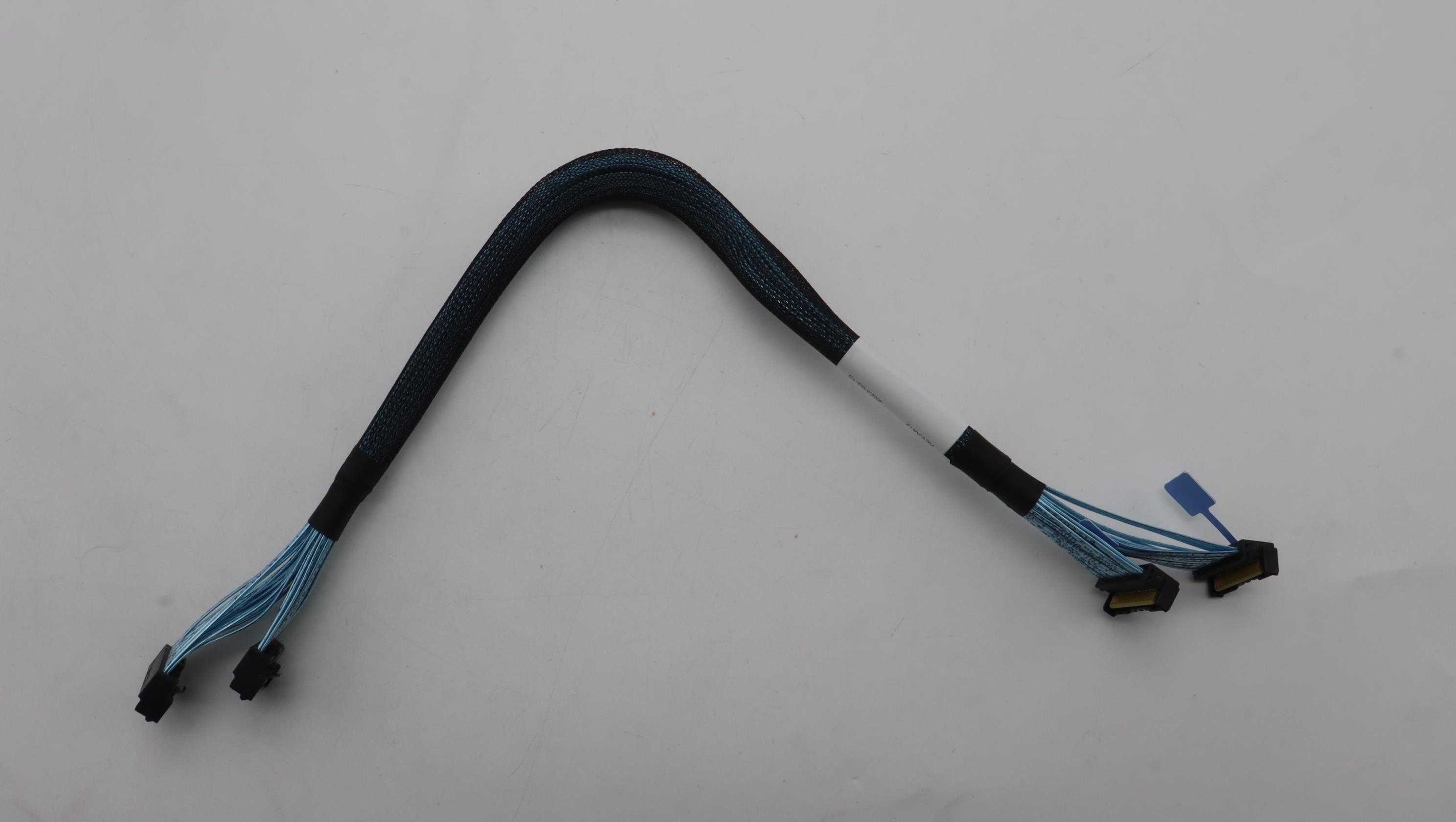 Кабель Lenovo Cable, internal, ThinkSystem SR635/SR655 V3 PCIE MB PCIe 7/8- G4 BP NVME8-9/10-11 Cable,12x3.5, RA MCIOx8- SLIMSAS X8 350/400mm (03LF756)