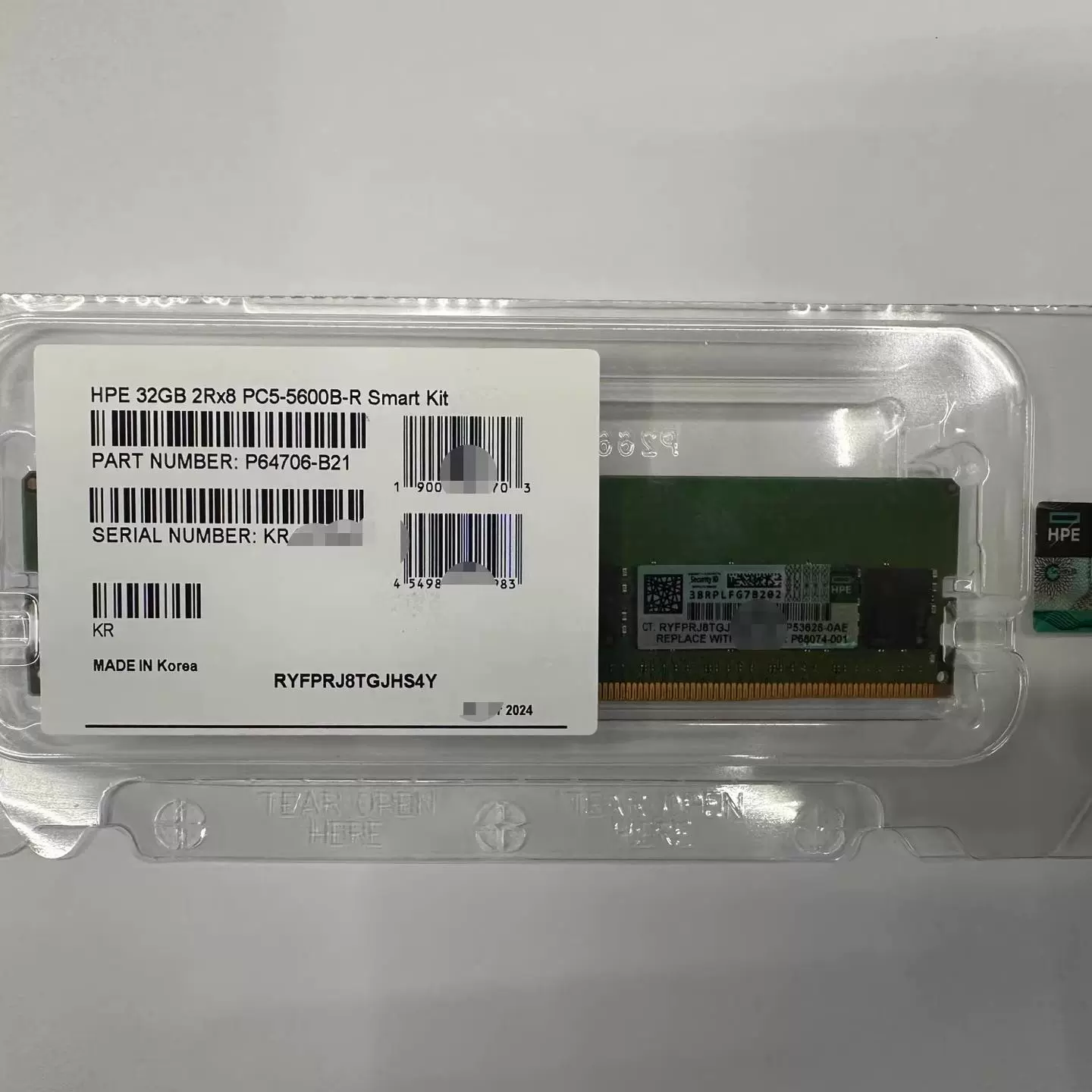 Оперативная память HPE DDR5 32GB (1x32GB) P64706-B21