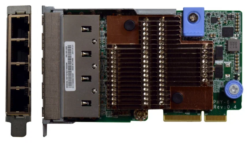 Сетевая карта Lenovo 7ZT7A00545 Four Electric Ports Gigabit Array Card
