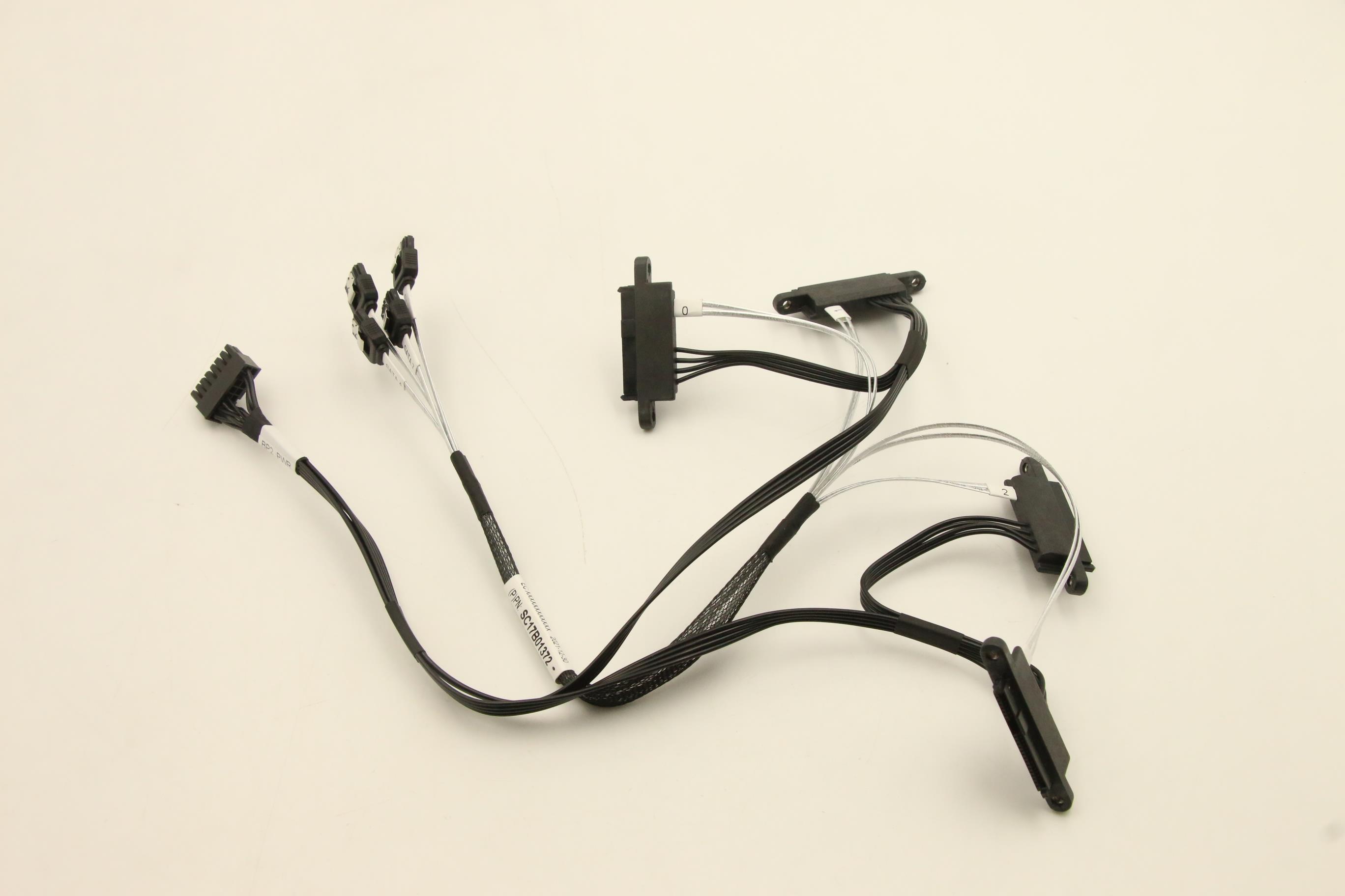 Кабель Lenovo Cable,Internal,4xSATA+16pin Power To 4xSAS,380mm (03GX510)