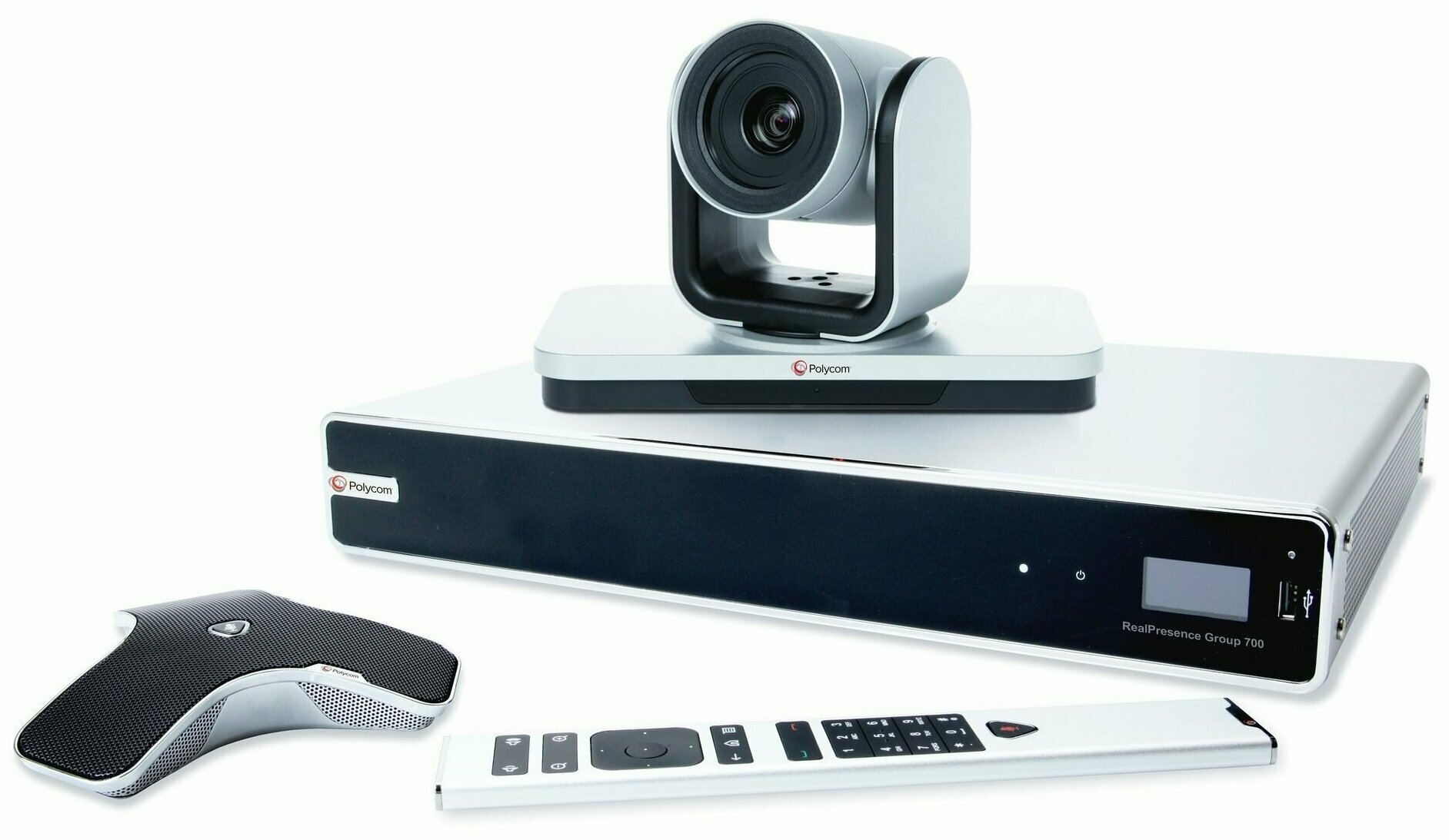 Система для видеоконференций Polycom RealPresence Group 700 (7200-64270-114), серебристый