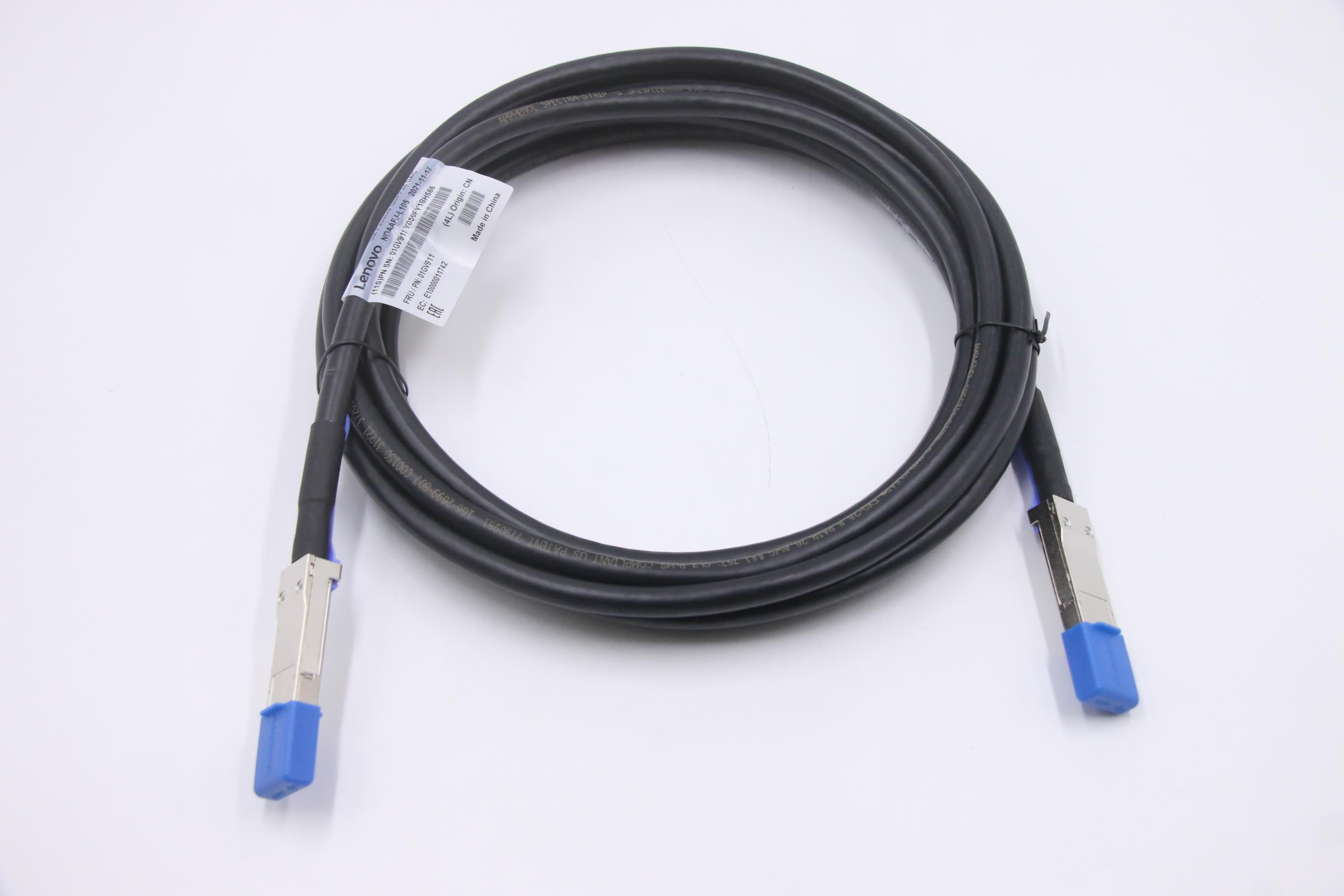 Кабель Lenovo 5m Passive 100G QSFP28 DAC Cable (01GV911)