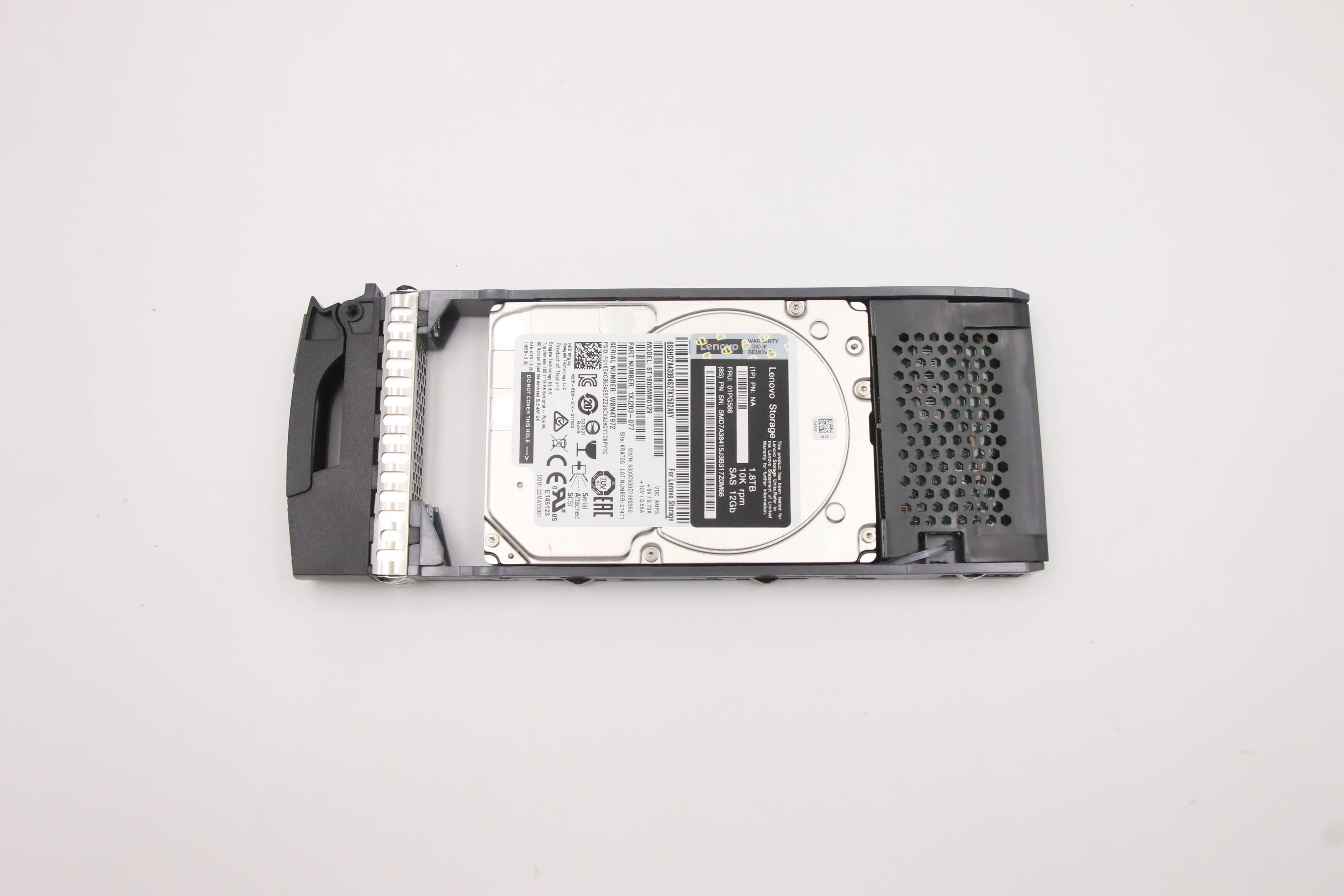 Жесткий диск Lenovo 1.8TB 10K 12Gb SAS 2.5" HS HDD (01PG586)