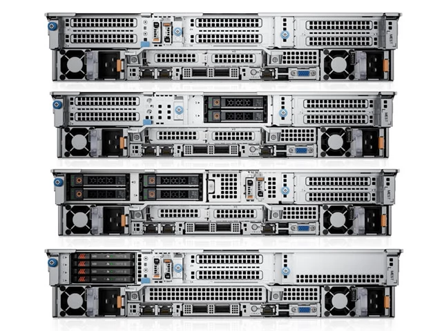 Сервер Dell PowerEdge R7625 / 2 х AMD EPYC 9124 16C/32T 3.0GHz / 16 х 16GB RDIMM DDR5-4800 / 12 х 2TB SATA 6Gbps 7.2k 3.5" HD + 2 х 1.92TB SSD SAS Read Intensive 24Gbps 2.5"