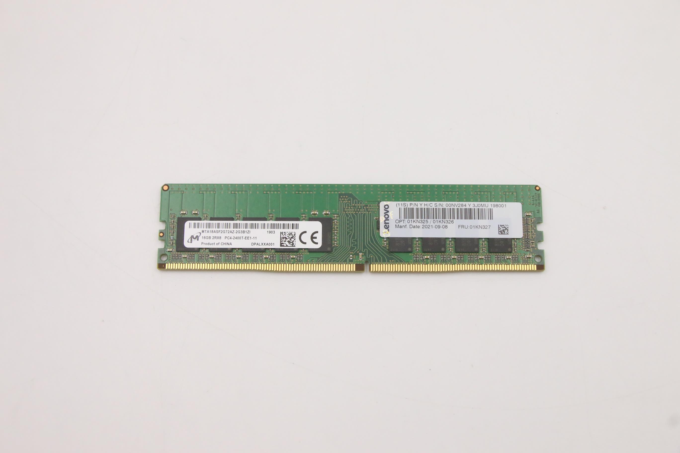 Оперативная память Lenovo 2Rx4 16GB 2400MHz RDiMM (01KN327)