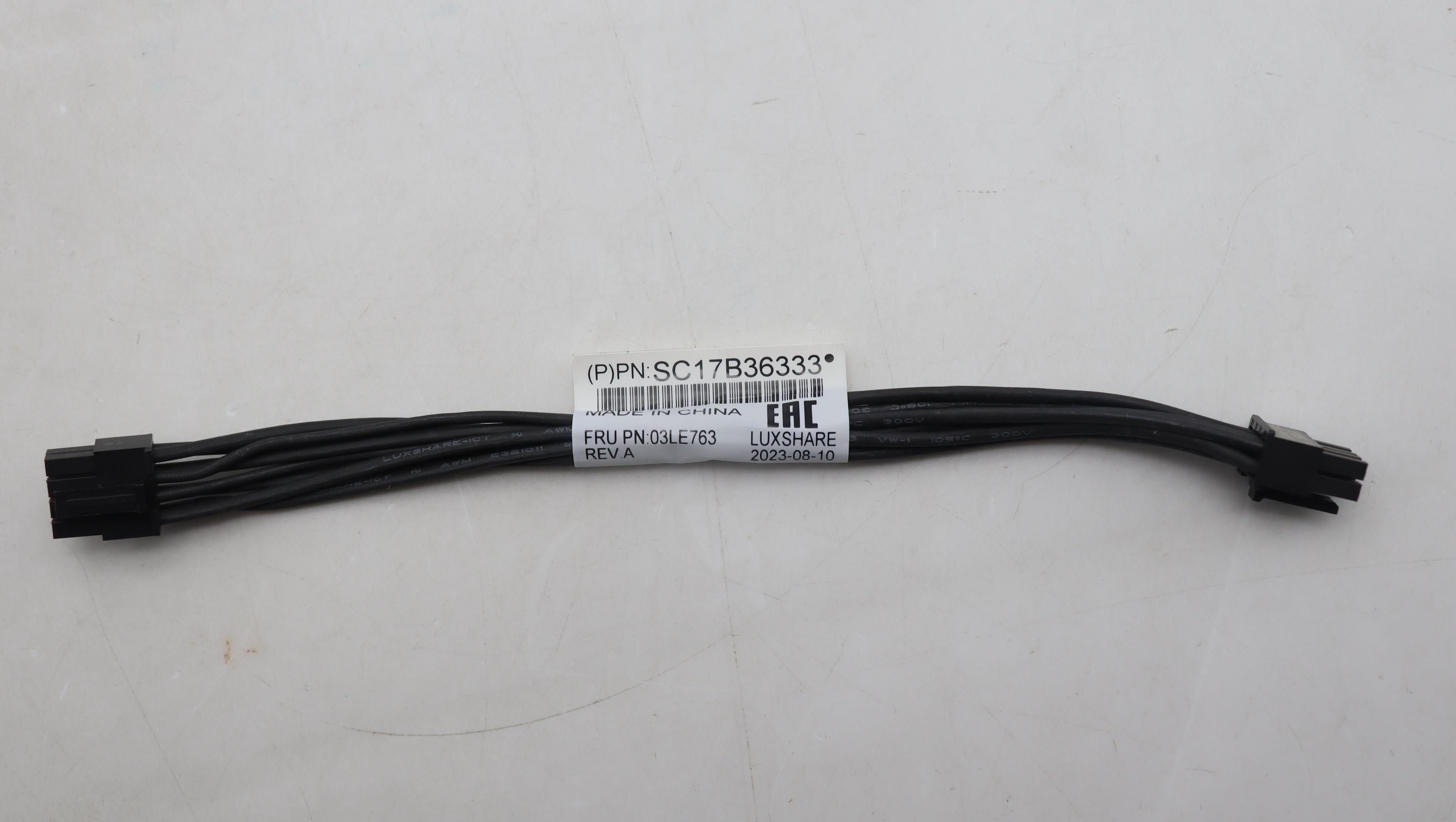 Кабель Lenovo Cable, Internal, Fan Board Power Cable (Micro-Fit 2X4 to Micro-Fit 2X4, 150mm) (03LE763)