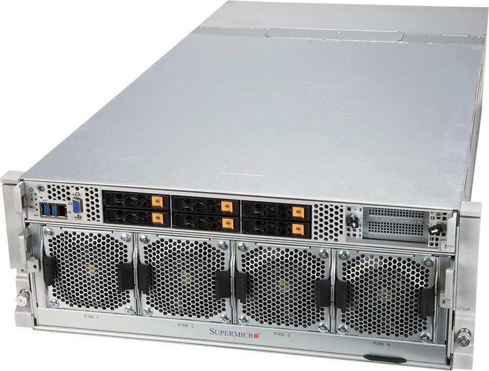 Сервер Supermicro SYS-420GP-TNAR+ 2x Intel Xeon Silver 4310, 4x 64GB DDR4-3200, 1x Samsung PM9A3 960GB NVMe