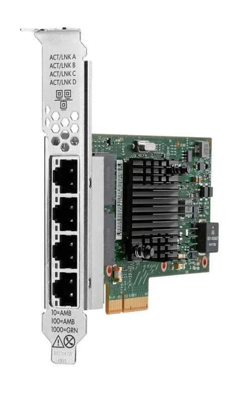 Сетевая карта Intel I350-T4 Ethernet 1Gb 4-port BASE-T Adapter for HPE (P21106-B21)