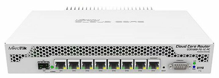 Маршрутизатор Mikrotik CCR1009-7G-1C-PC