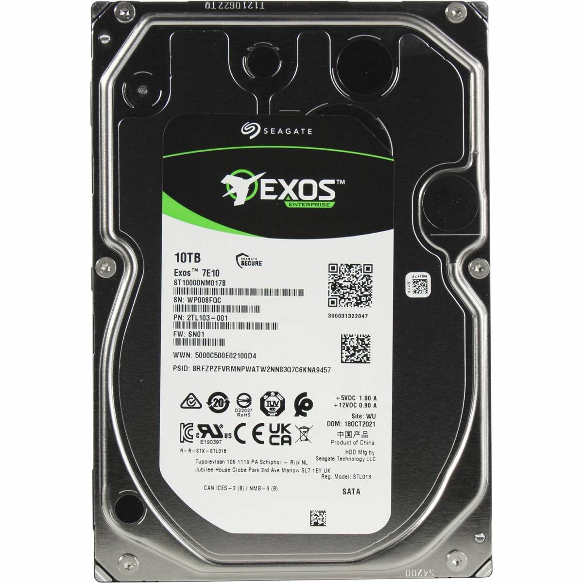 Жесткий диск Seagate ST10000NM017B 10TB HDD SATA III 3.5"