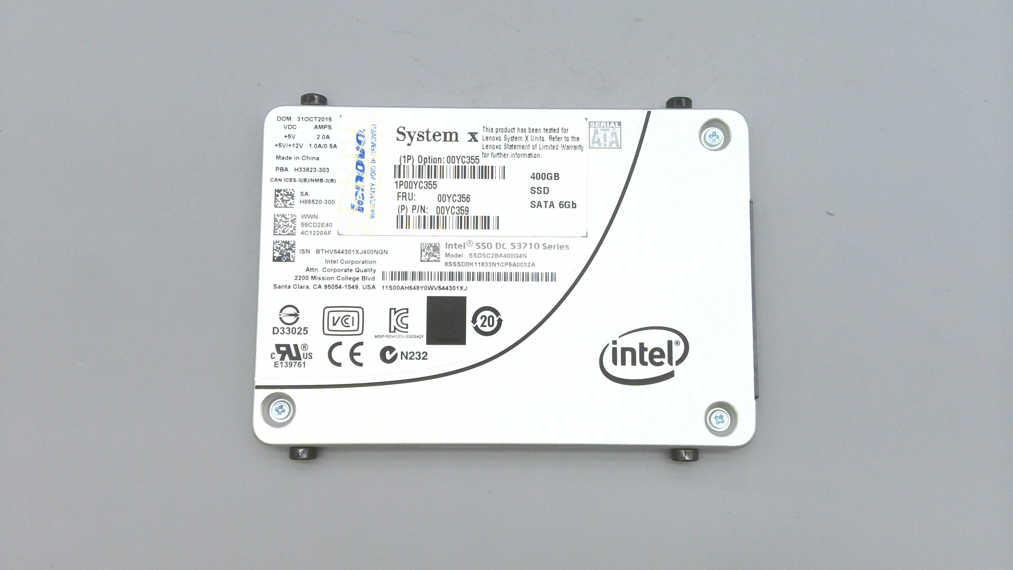 SSD накопитель Lenovo 400GBSATANeXt (00YC356)