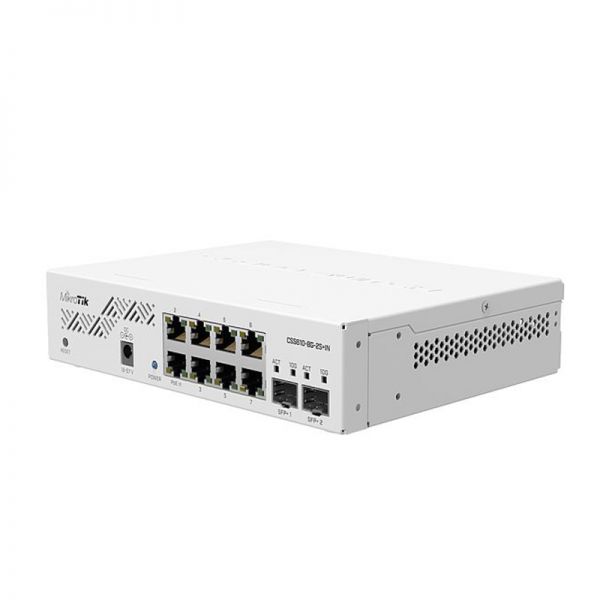 Коммутатор Mikrotik CSS610-8G-2S-plus-IN