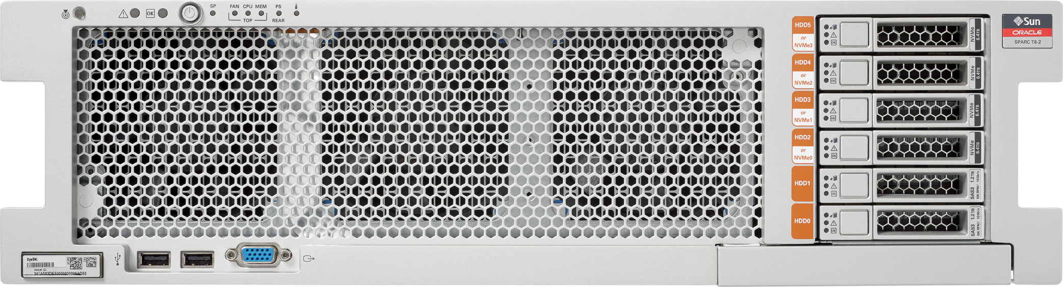 Сервер Oracle SPARC T8-2