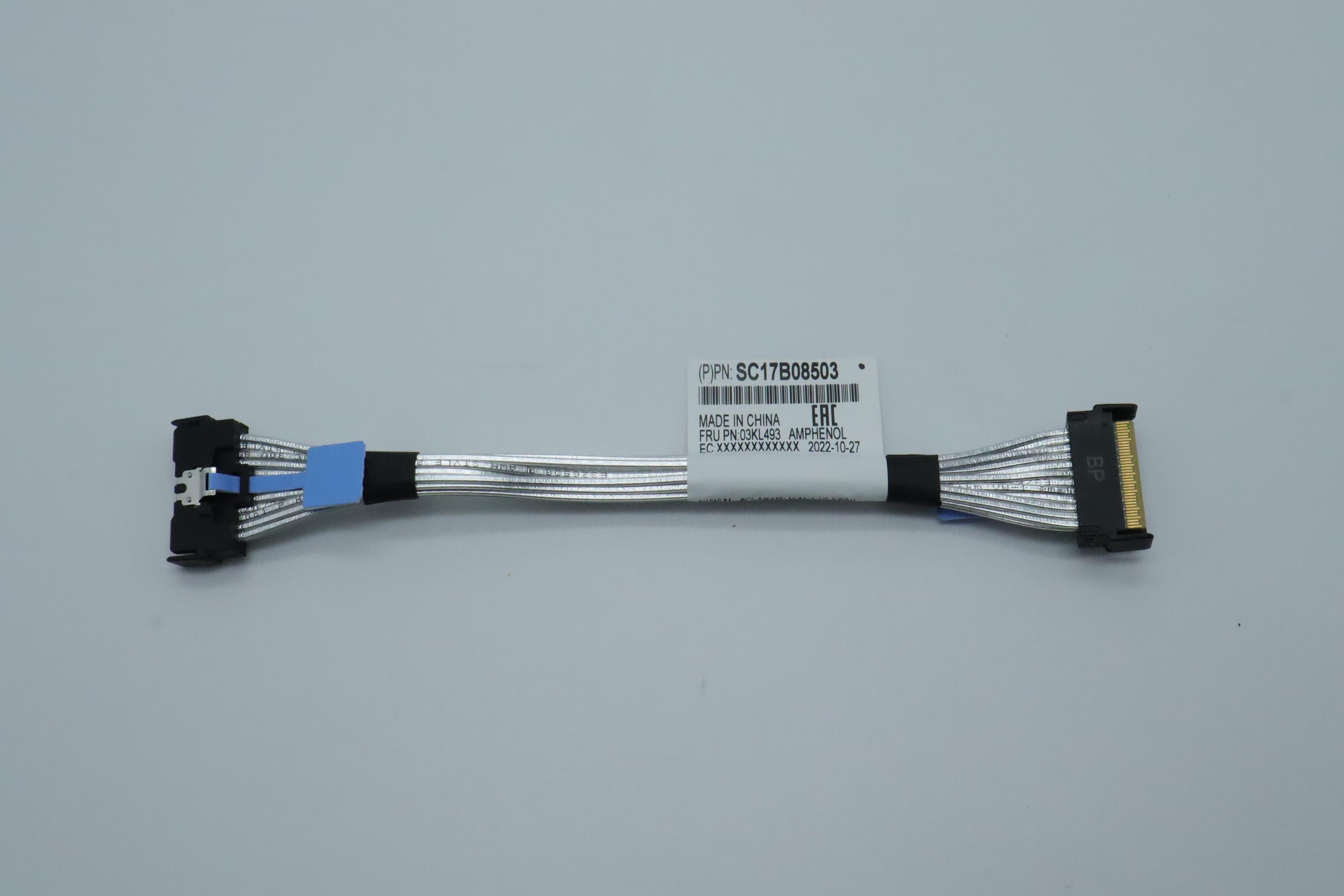 Кабель Lenovo Cable, Internal,MCIO8x CBL, PCIEGen5, 8x2.5AnyBay, 160mm (03KL493)