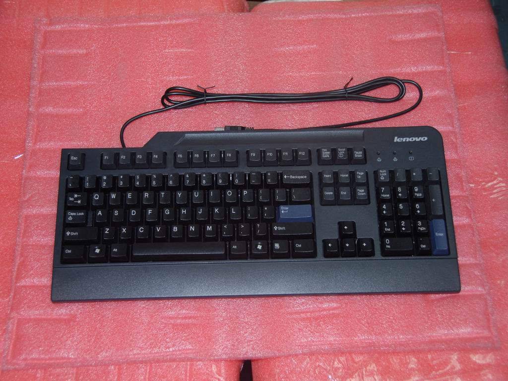 Клавиатура Lenovo Keyboard External,USB,USA English,Black,Non_Backlight (41A5289)