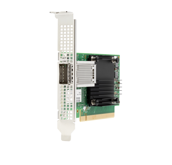 Сетевая карта HPE Ethernet 100Gb 1-port QSFP28 MCX515A-CCAT Adapter (874253-B21)