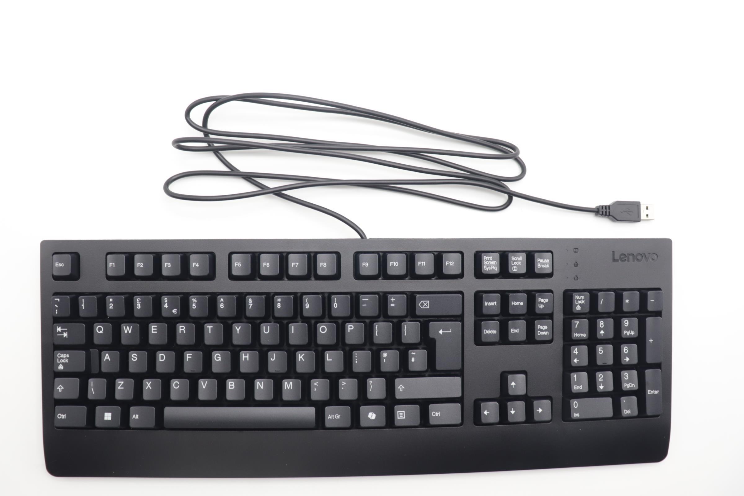 Клавиатура Lenovo AI Keyboard External,USB,UK English,Black (5D50U84654)