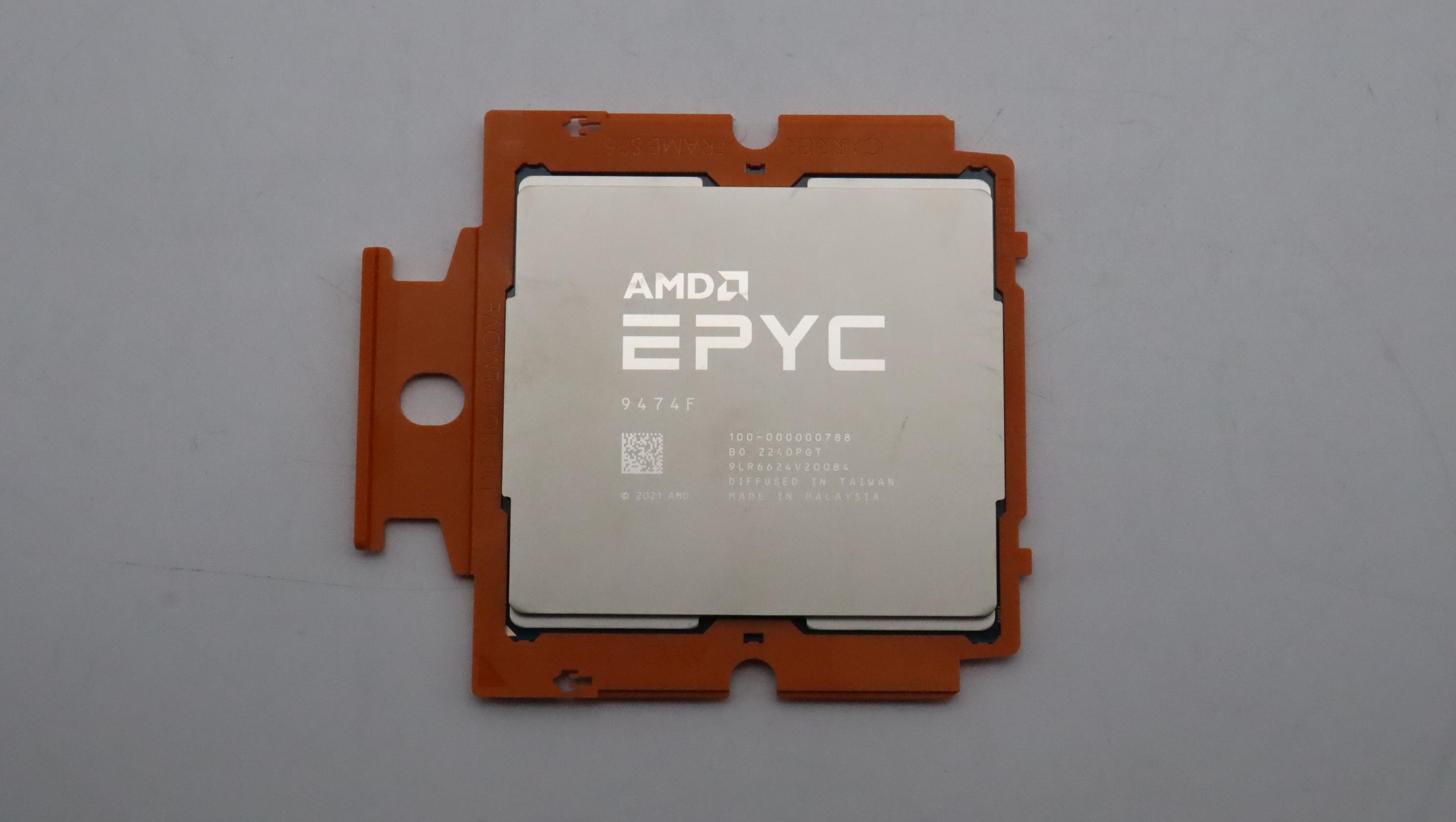 Процессор AMD EPYC processor SP5 GENOA 9474F, 48C/3.6G/360W/256M (03KM059)