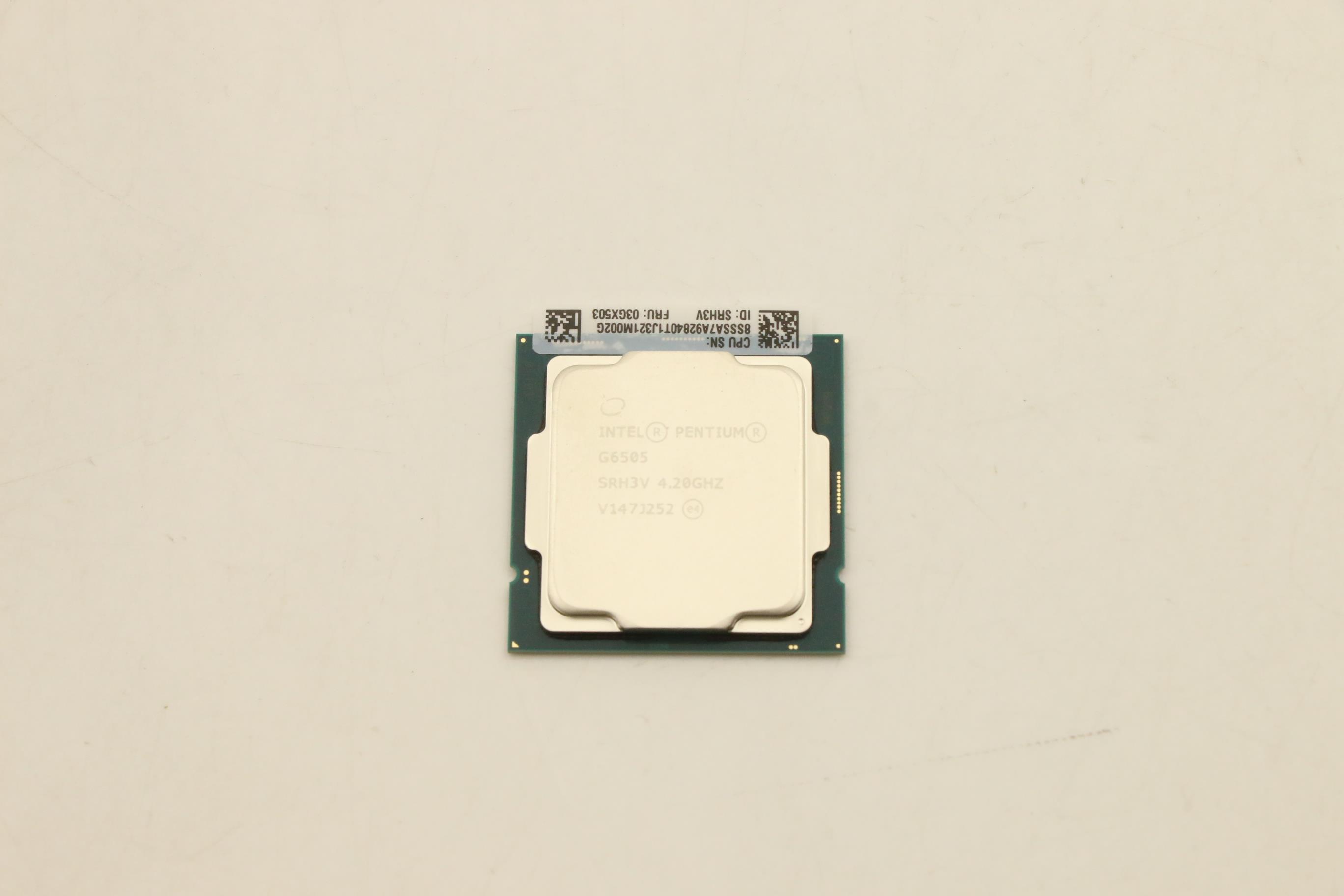 Процессор CPU, Intel, Pentium G6505, 2 Cores, 58W, 4.2GHz (03GX503)
