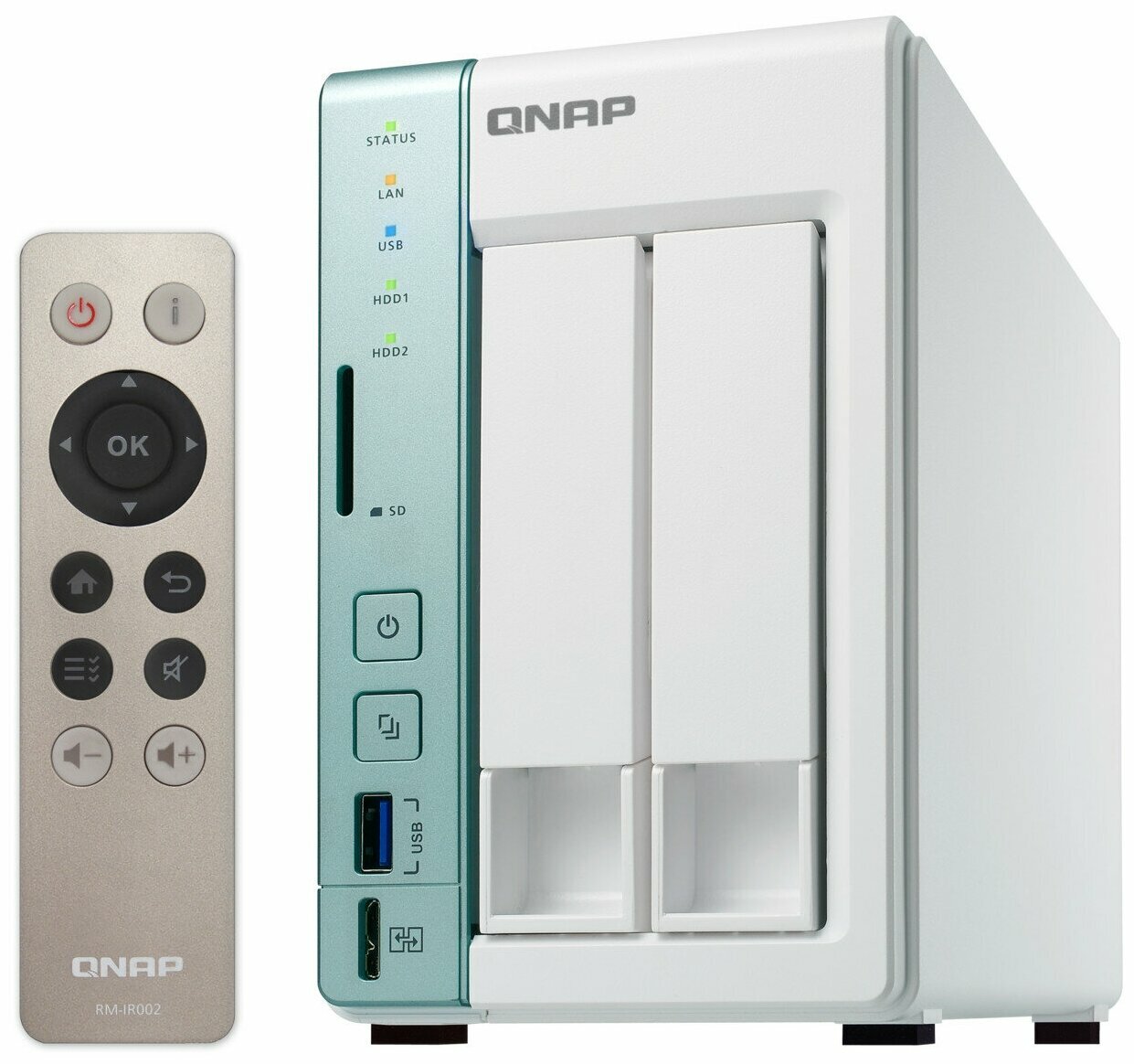 Сетевое хранилище QNAP D2 Pro белый