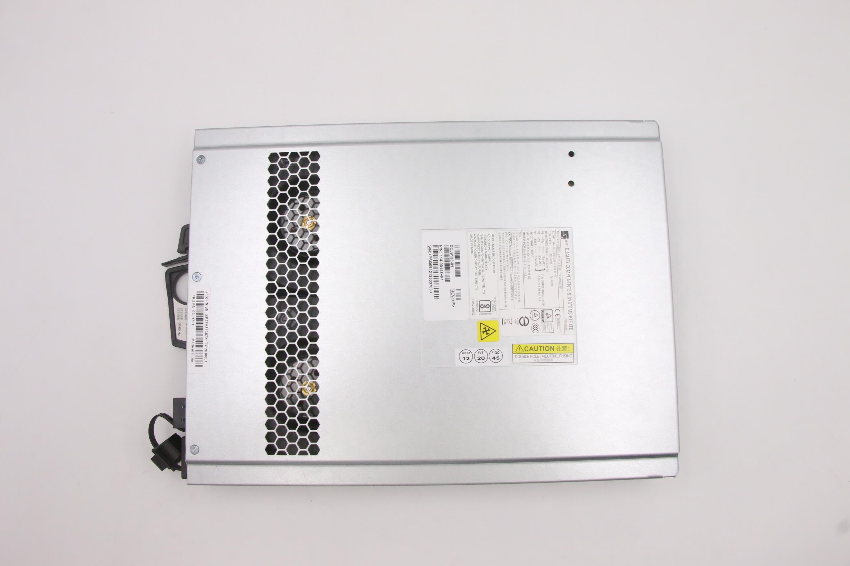 Блок питания Lenovo Power Supply 913W 240V/100V AC Hot Swap for EN 62368-1 (02JH721)