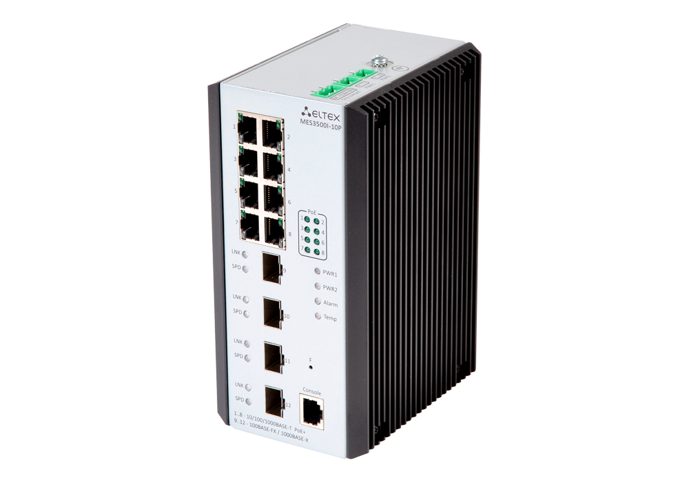 Промышленный Коммутатор Eltex MES3500I-10P