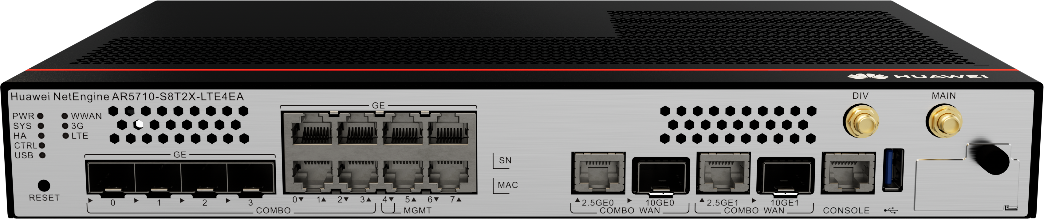 Маршрутизатор Huawei NetEngine AR5710-S8T2X-LTE4EA