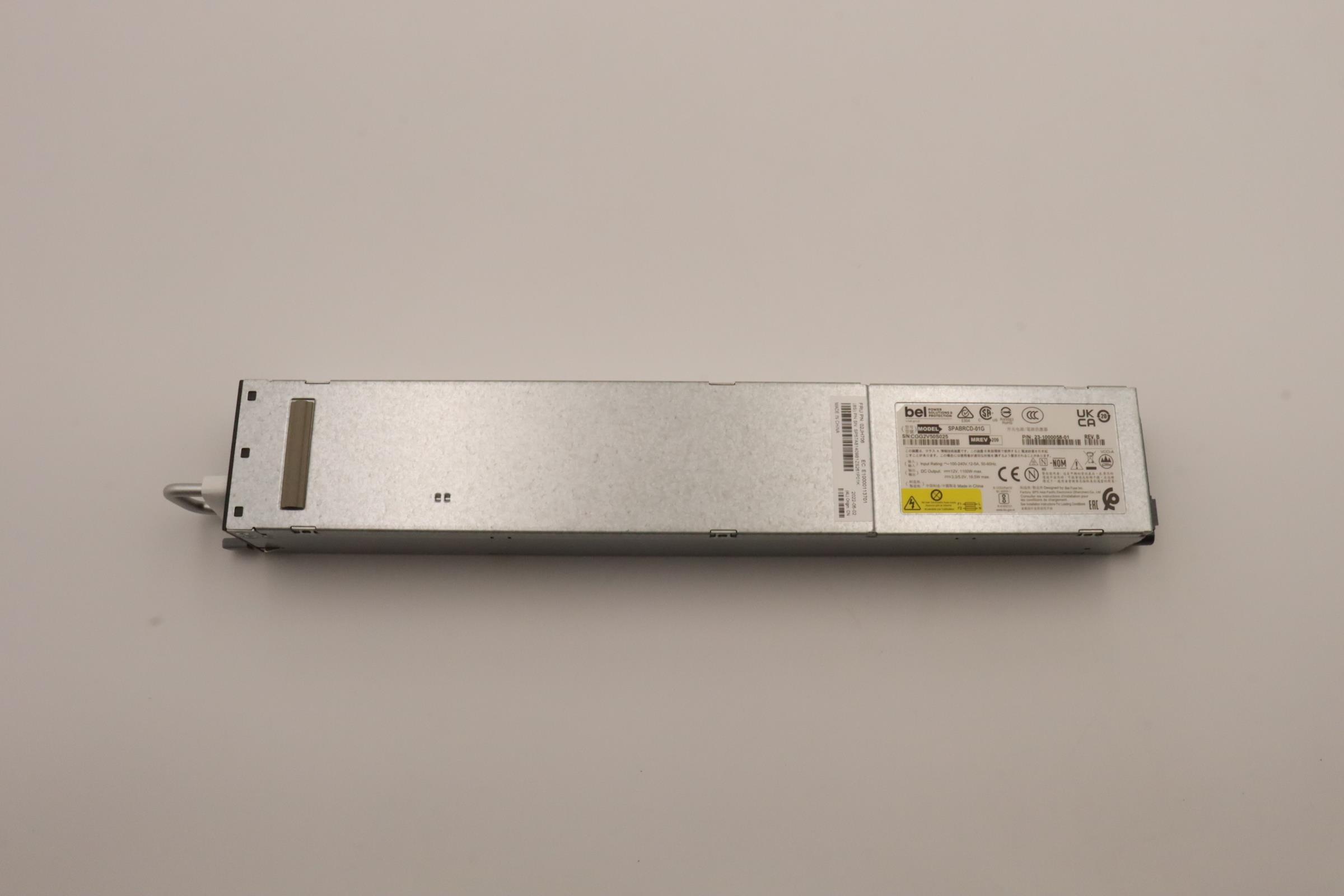 Блок питания Lenovo Power Supply,Bel Power Systems,1100W,ACPS,PORT SIDE EXHAUST (02JH706)