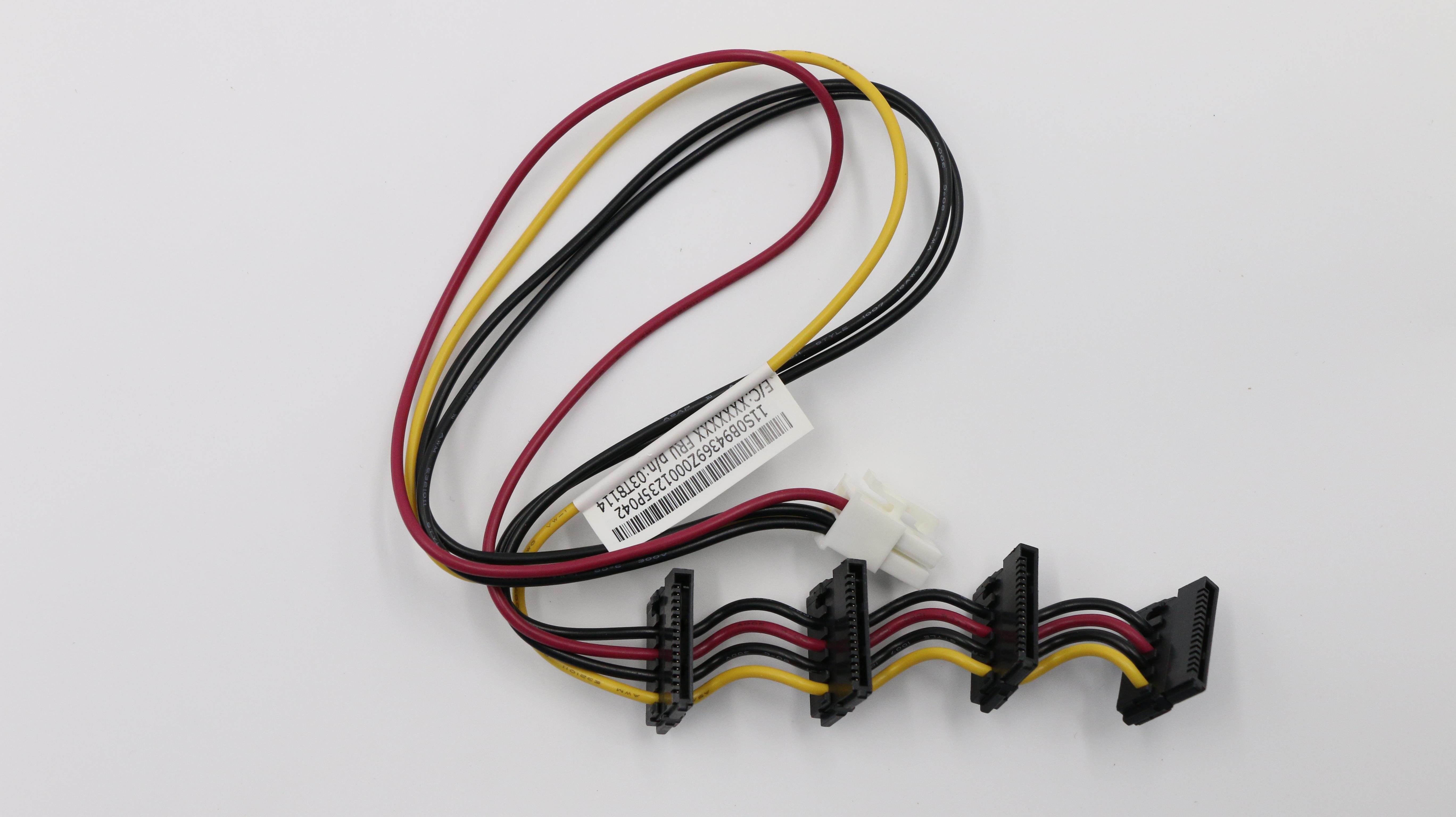 Кабель Lenovo 450mm 4-3 15Pin Power Cable V1.0 (03T8114)