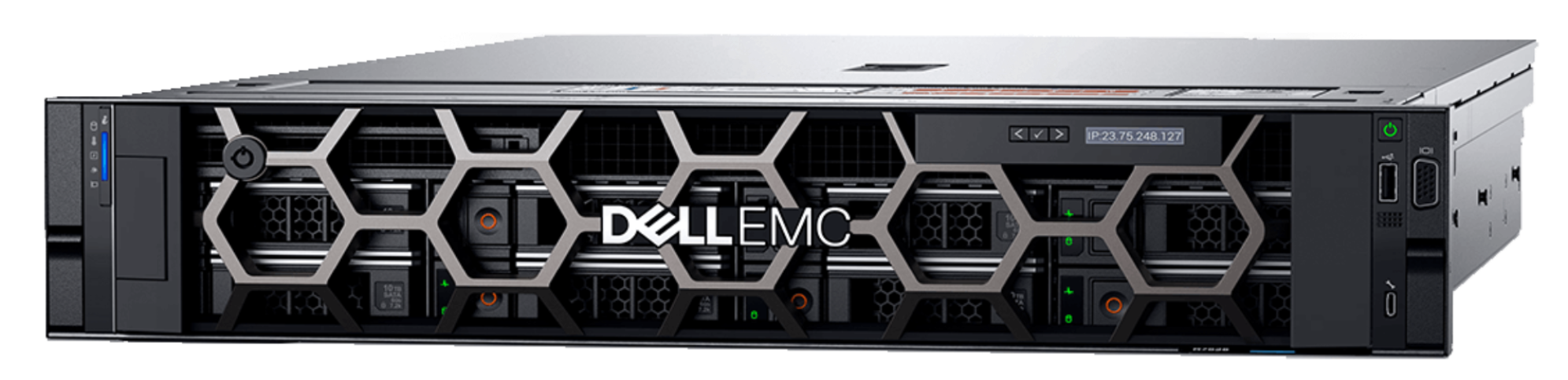 Dell PowerEdge R7625 24B (24x2.5 NVMe) 2x9174F, 24x32GB 5600MTs, 480GB SATA RI, H755, iDRAC ENT, Dual 2800W PS, Br 57416 DP OCP, Bezel, Rails with CMA