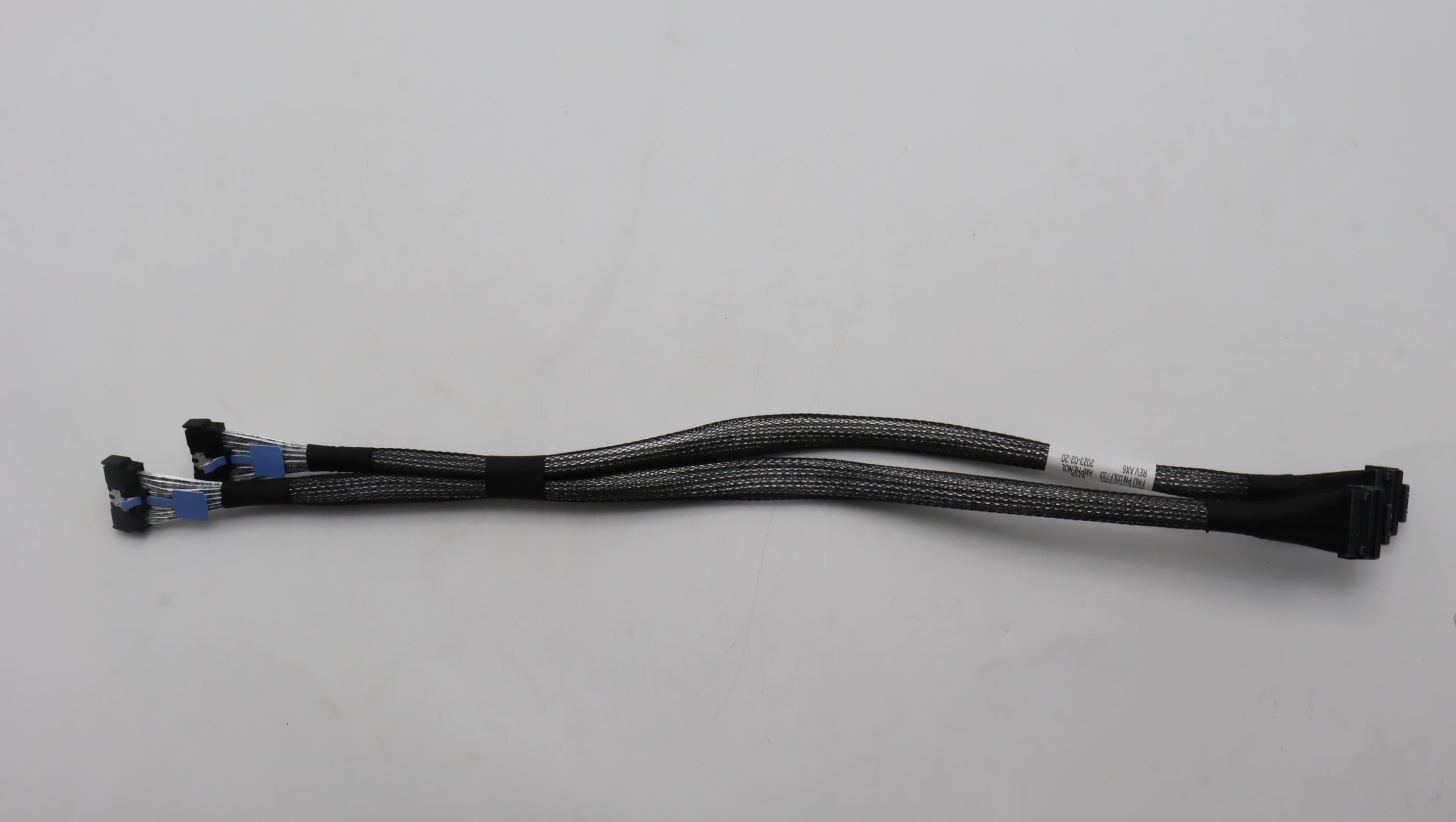 Кабель Lenovo PCIE cable,MB to 4*2.5 anybay,510/470mm, SwiftX8-MCIOX8 (03LF733)