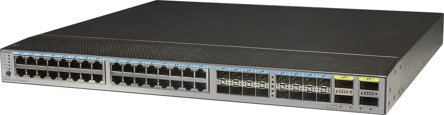 Коммутаторы центра данных Huawei серии CloudEngine 6800 CE6810-32T16S4Q-LI-B