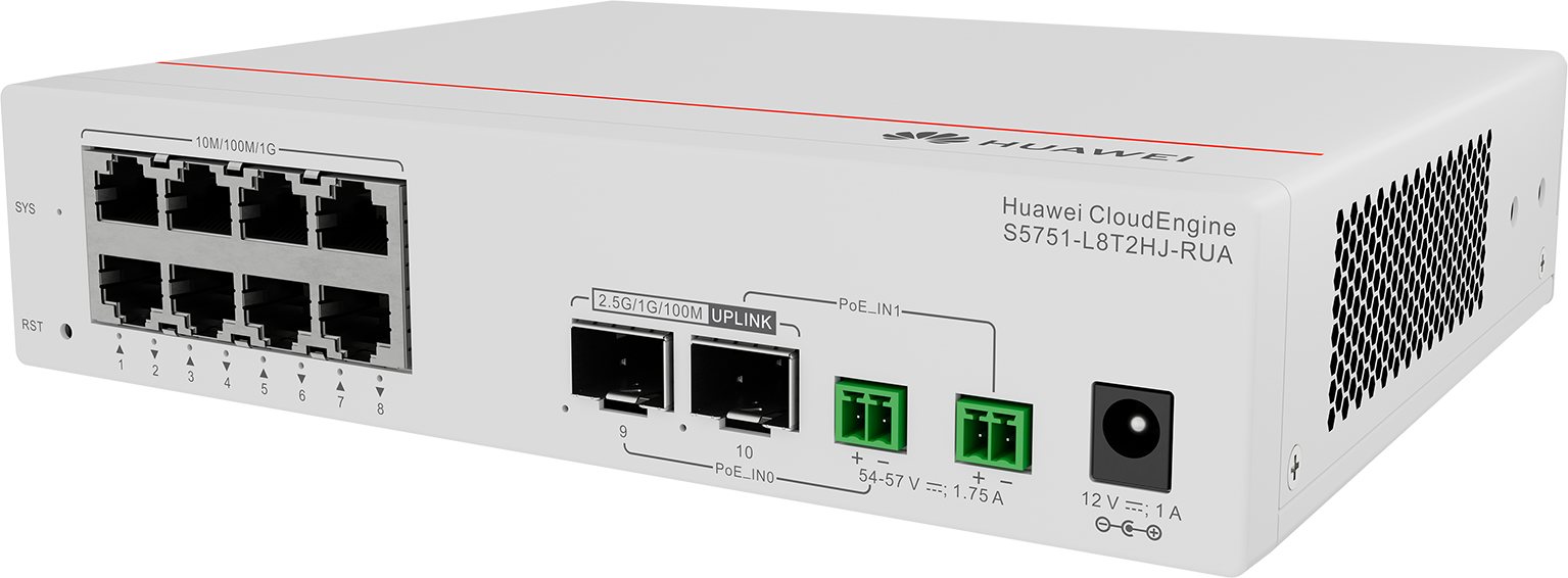 Коммутатор Huawei CloudEngine S5751-L8T2HJ-RUA