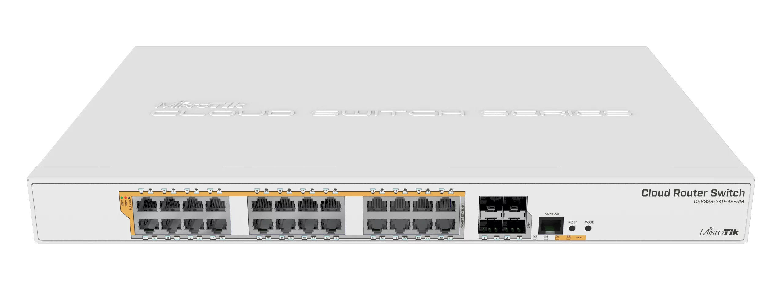 Коммутатор Mikrotik CRS328-24P-4S+RM