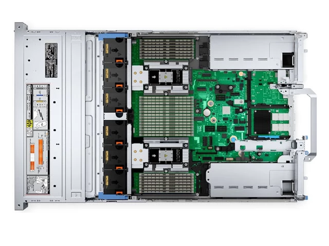 Сервер Dell PowerEdge R7625 / 2 х AMD EPYC 9124 16C/32T 3.0GHz / 16 х 16GB RDIMM DDR5-4800 / 12 х 2TB SATA 6Gbps 7.2k 3.5" HD + 2 х 1.92TB SSD SAS Read Intensive 24Gbps 2.5"