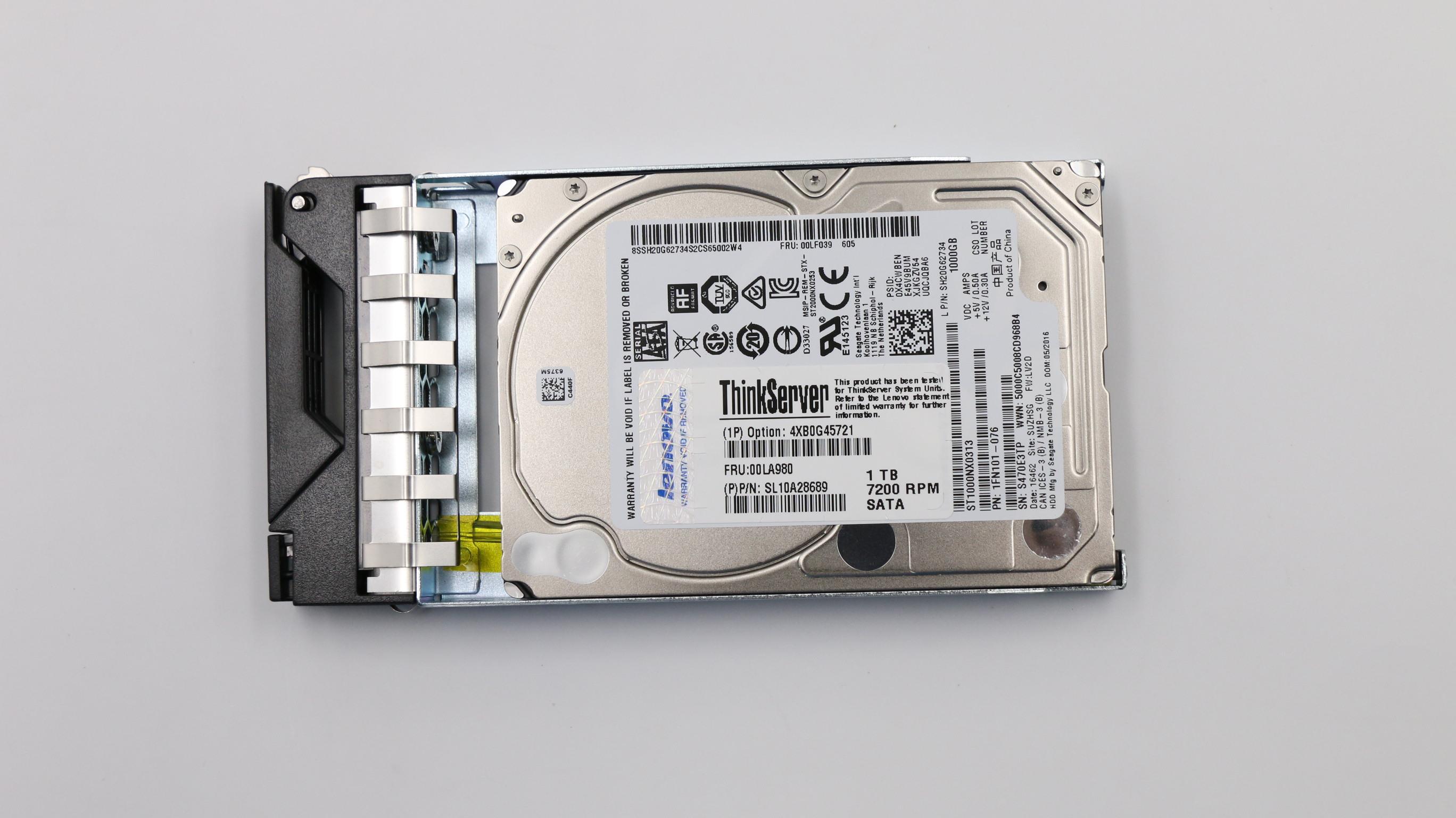 Жесткий диск Lenovo HS 1TB 7200 2.5 SATA (00LA980)