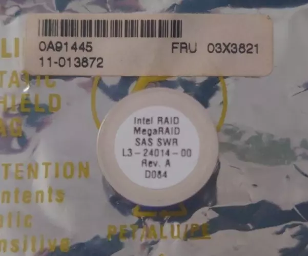 Оперативная память Lenovo SW Raid 5 Key ( SAS) (03X3821)